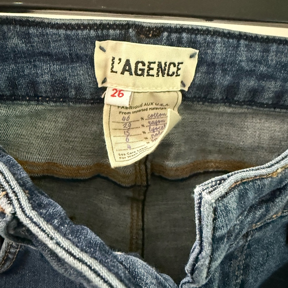 L'AGENCE Classic Blue Denim Jeans